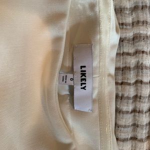 White Likely Cocktail Dress